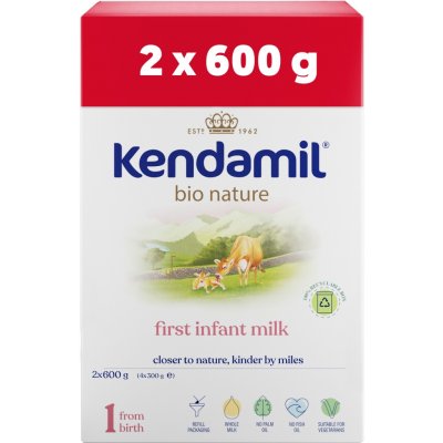 Kendamil 1 BIO Nature 2 x 600 g – Sleviste.cz