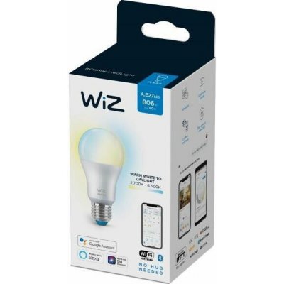 WiZ LED žárovka E27 8W 806lm 2700-6500K – Hledejceny.cz