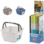 Košík VENTO 2 držadla 40x40x23cm PH BĂŤ,LIM,TYRK – Sleviste.cz
