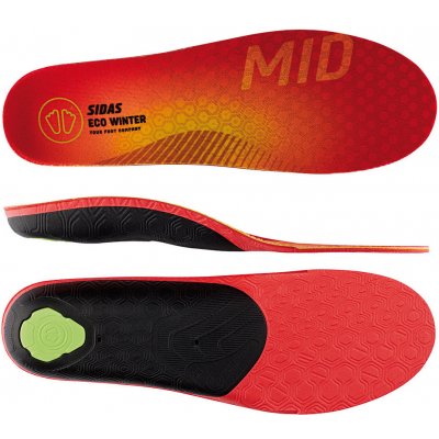 Sidas Vložky do bot 3Feet Eco Winter Mid bot červená – Hledejceny.cz