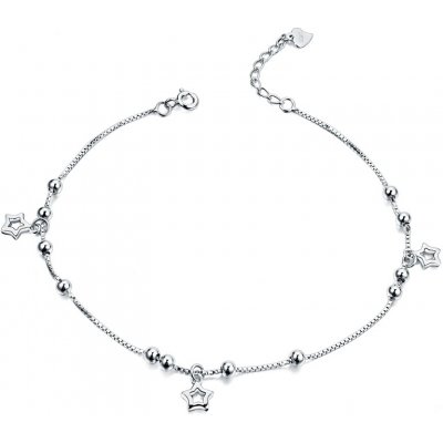 Olivie stříbrný řetízek na nohu hvězdičky 4748 – Hledejceny.cz