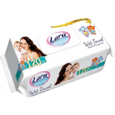Lara vlhčené ubrousky Premium 120 ks klip – Zbozi.Blesk.cz