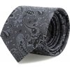 Kravata Brinkleys Slim kravata s kapesníčkem antracitová B306-3-SET1