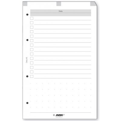 Formulář Úkoly A5 25 listů – Zboží Dáma