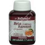 Medpharma Beta Karoten 10.000 M.J. 107 kapslí – Hledejceny.cz