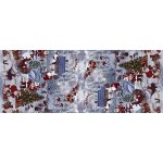 Sanem Plastik 1228 PVC ubrus Florista Santova vesnička modrá 120x140 cm – Zbozi.Blesk.cz