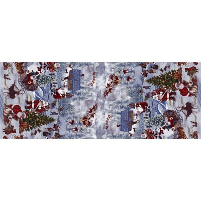 Sanem Plastik 1228 PVC ubrus Florista Santova vesnička modrá 120x140 cm – Zbozi.Blesk.cz