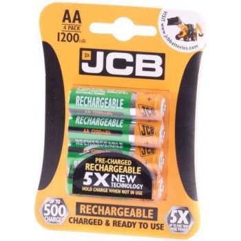 JCB RTU AA 1200mAh 4ks JCB-HR61300RC-4B