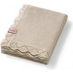 BabyOno Dětská bambusová deka zdobená světle béžová – Zboží Dáma