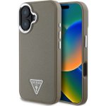 Guess PU Grained Triangle Logo MagSafe Zadní Kryt pro iPhone 16 Brown GUHMP16SPGTSPSW – Hledejceny.cz