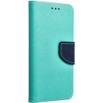Pouzdro Fancy Diary Huawei Y6 II mátové / modré – Zboží Mobilmania