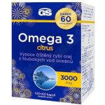 GS Omega 3 Citrus 3000 mg 100 + 60 kapslí – Hledejceny.cz