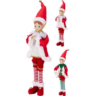 Koopman International Vánoční figurka skřítka 57 cm /1ks – Hledejceny.cz