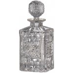 Bohemia Crystal ručně broušená karafa na whisky Felicie Line Gold 800 ml – Zboží Dáma