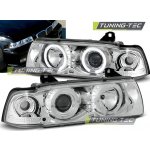 Tuning-Tec Přední čirá světla BMW 3 E36 Coupe (1991 - 1999) - chromované - Angel Eyes – Hledejceny.cz