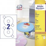 Avery Zweckform Etikety na CD 25 listů A4 bílé ⌀ 117 mm L6043-25 – Sleviste.cz