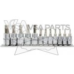 YATO Bit TORX sada s otvorem, 12 ks, T8 - T55 – Sleviste.cz