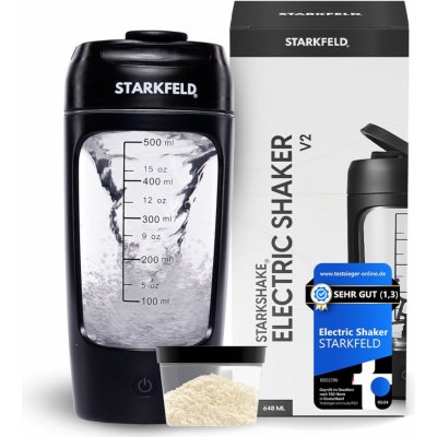 Přenosný elektrický šejkr na protein 650 ml | Protein shaker – Zbozi.Blesk.cz