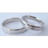Prsteny Couple Elegantní stříbrné snubní prsteny 0 4N18