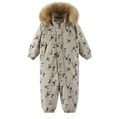 Dětská zimní kombinéza s membránou Reima Lappi Earthy Beige – Sleviste.cz