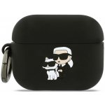 Karl Lagerfeld 3D Logo NFT Karl and Choupette silikonové pouzdro pro AirPods Pro 3 černé, KLAP3RUNKC – Hledejceny.cz