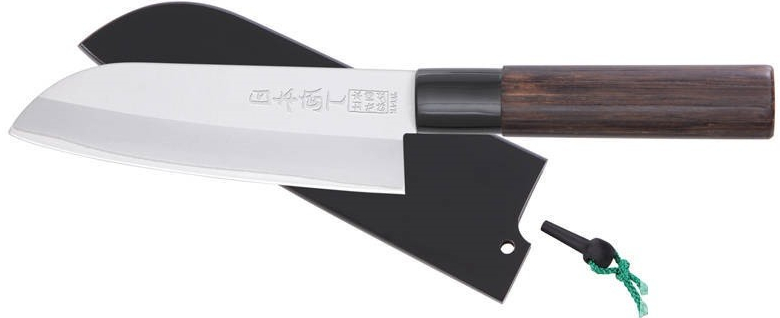 Dictum Japonský nůž Saku Hocho with Sheath Santoku All purpose Knife 135 mm