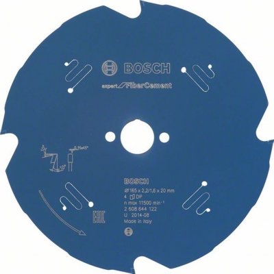 Bosch Pilový kotouč Ø165/20 4z Expert for Wood, 2608644122 – Zboží Dáma