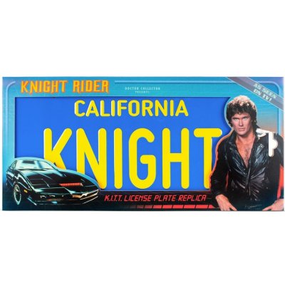 Doctor Collector Knight Rider replika 1/1 License plate – Zbozi.Blesk.cz