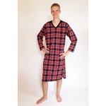 P40 Rozárka kostka pánská noční košile dl.rukáv červená – Zbozi.Blesk.cz