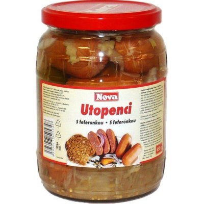 Nova Utopenci s feferonkou 650 g – Hledejceny.cz