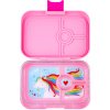 Svačinový box Yumbox Panino nepropustný svačinový box 4 sekce Power pink Unicorn tray