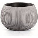 Prosperplast BETON BOWL Květináč s vkladem 37 cm šedý