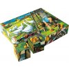 Dřevěná hračka Dino kostky Kubus Na farmě 20 ks
