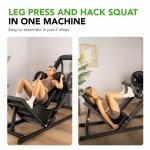 TUNTURI Leg Press/Hack Squat LP60 – Zboží Mobilmania