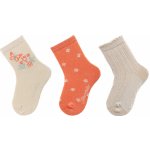 Sterntaler Dětské ponožky z bavlny 3 páry Květiny – Zboží Mobilmania