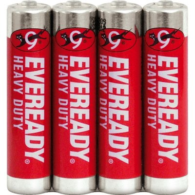 Energizer Eveready Heavy Duty Red AAA R03/4 1,5V 4ks 7638900269956 – Zbozi.Blesk.cz