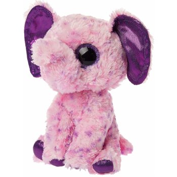 TY Beanie Boos Eva fialový kropenatý slon 36386 15 cm