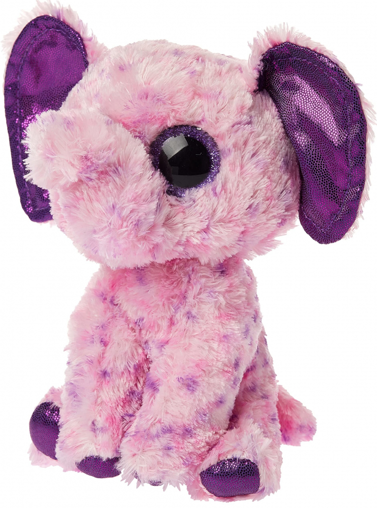 TY Beanie Boos Eva fialový kropenatý slon 36386 15 cm