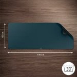 Leitz podložka na stůl sametově šedá 100 x 40 cm XL – Zboží Dáma