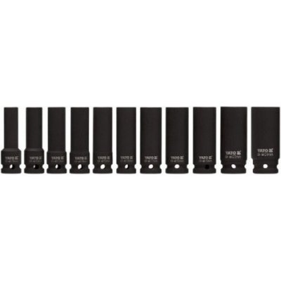 Nástavce 1/2" rázové šestihranné 11ks 10-32mm CrM YATO YT-1054 – Hledejceny.cz