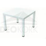 DEOKORK Zahradní stůl z umělého ratanu MANHATTAN 95x95 cm – Zboží Mobilmania