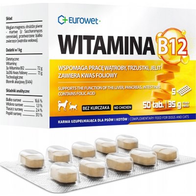 Eurowet Vitamin B12 50 tablet – Zboží Dáma