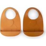 Done by Deer Peekaboo bib 2pack Elphee Mustard – Zboží Mobilmania