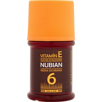 Nubian olej na opalování SPF6 60 ml – Hledejceny.cz