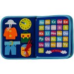 Kruzzel 26881 Montessori senzorická kniha modrá – Sleviste.cz