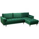 Interior DE Sedací souprava Cozy Velvet II 260 cm smaragdově zelená samet SS40274 – Zboží Dáma