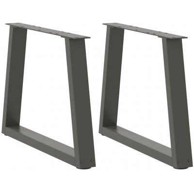 Omaxi 957154 Nohy konferenčního stolku ve tvaru V 2 ks antracitové 50 x 42-43,3 cm ocelové – Hledejceny.cz