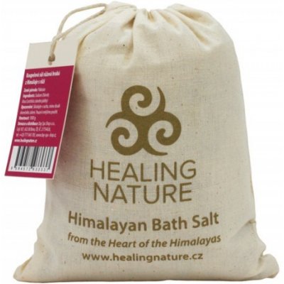 Healing Nature sůl koupelová s růží 1 kg