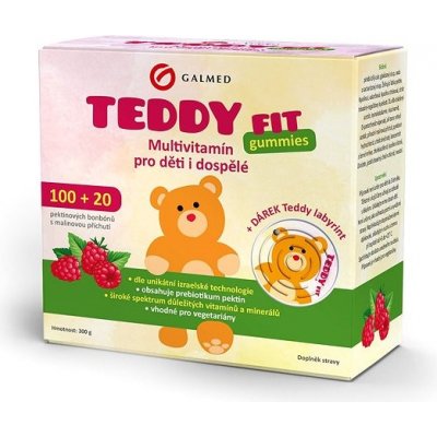 ForFit TeddyFit gummies 100+ 20 ks + DÁREK Labyrint – Zboží Mobilmania