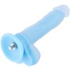 Dilda HiSmith HSA80 Silicone Glowing Realistic Dildo KlicLok 9.65" Blue